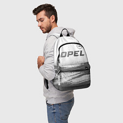 Рюкзак Opel - white gradient посередине, цвет: 3D-принт — фото 2