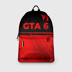 Рюкзак GTA 6 - red gradient посередине, цвет: 3D-принт — фото 2