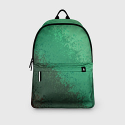 Рюкзак Градиент текстурный зелёный, цвет: 3D-принт — фото 2
