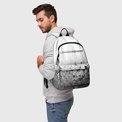 Рюкзак Lamborghini - white gradient посередине, цвет: 3D-принт — фото 2