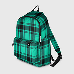 Рюкзак Checkered turquoise, цвет: 3D-принт