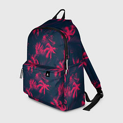 Рюкзак Palm pink black, цвет: 3D-принт