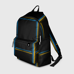 Рюкзак Neon yellow light blue, цвет: 3D-принт
