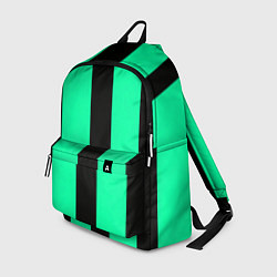 Рюкзак Color turquoise black line, цвет: 3D-принт