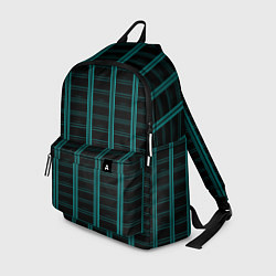 Рюкзак Color blue dark stripe, цвет: 3D-принт