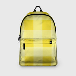 Рюкзак Солнечный желтый тартан, цвет: 3D-принт — фото 2