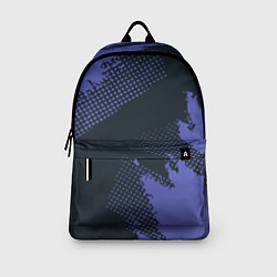 Рюкзак Абстрактная текстура в синем, цвет: 3D-принт — фото 2