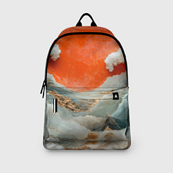 Рюкзак Японский пейзаж абстракция, цвет: 3D-принт — фото 2