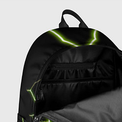 Рюкзак Color green black, цвет: 3D-принт — фото 2