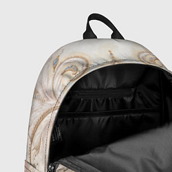 Рюкзак Перламутровый орнамент с перьями, цвет: 3D-принт — фото 2