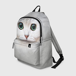 Рюкзак Белый котик, цвет: 3D-принт