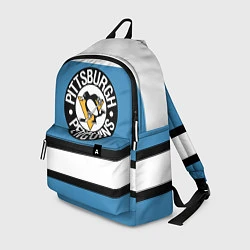 Рюкзак Pittsburgh Penguins: White, цвет: 3D-принт