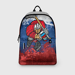 Рюкзак Русский хоккеист, цвет: 3D-принт — фото 2