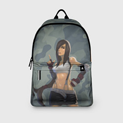 Рюкзак Военная девушка Тифа Локхарт - Final Fantasy, цвет: 3D-принт — фото 2