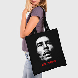 Сумка-шопер Bob Marley Face, цвет: 3D-принт — фото 2