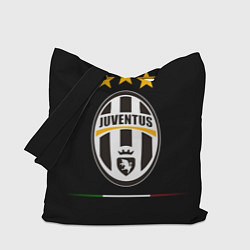 Сумка-шопер Juventus: 3 stars, цвет: 3D-принт