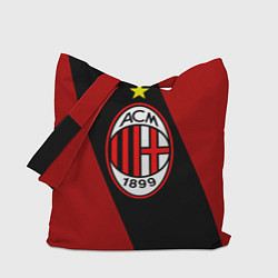 Сумка-шопер Milan FC: Red Collection, цвет: 3D-принт