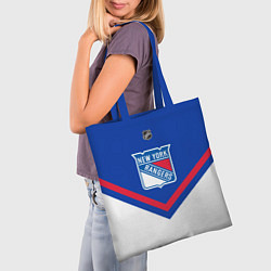 Сумка-шопер NHL: New York Rangers, цвет: 3D-принт — фото 2