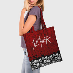 Сумка-шопер Slayer Red, цвет: 3D-принт — фото 2