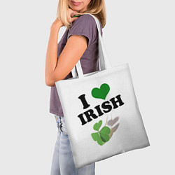 Сумка-шопер Ireland, I love Irish, цвет: 3D-принт — фото 2