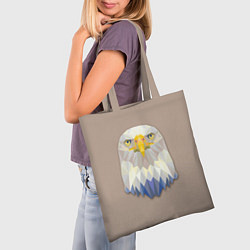 Сумка-шопер Геометрический орел, цвет: 3D-принт — фото 2