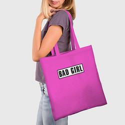 Сумка-шопер BAD GIRL, цвет: 3D-принт — фото 2