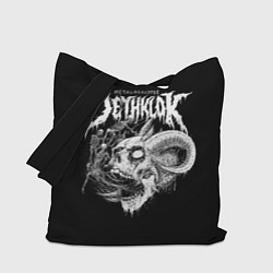 Сумка-шопер Dethklok: Goat Skull, цвет: 3D-принт