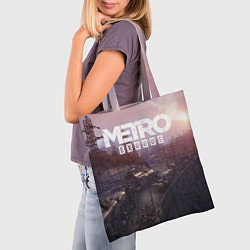 Сумка-шопер Metro Exodus, цвет: 3D-принт — фото 2