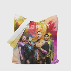 Сумка-шопер Coldplay, цвет: 3D-принт