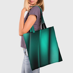 Сумка-шопер Emerald lines, цвет: 3D-принт — фото 2
