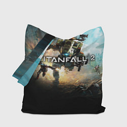 Сумка-шопер Titanfall Battle, цвет: 3D-принт