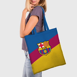 Сумка-шопер FC Barcelona 2018 Colors, цвет: 3D-принт — фото 2