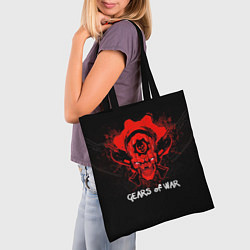 Сумка-шопер Gears of War: Red Skull, цвет: 3D-принт — фото 2