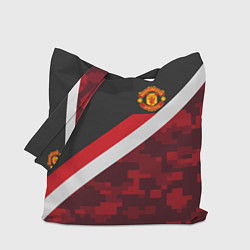 Сумка-шопер Man UTD FC: Sport Camo, цвет: 3D-принт