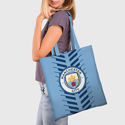 Сумка-шопер FC Manchester City: Creative, цвет: 3D-принт — фото 2