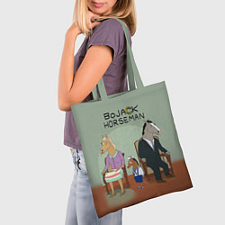 Сумка-шопер BoJack Horseman, цвет: 3D-принт — фото 2