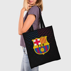 Сумка-шопер FC Barcelona Lines, цвет: 3D-принт — фото 2