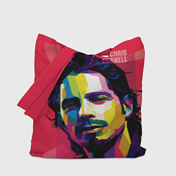 Сумка-шопер Chris Cornell Art, цвет: 3D-принт