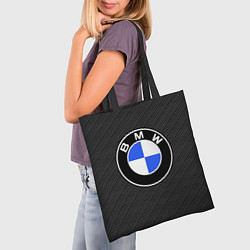 Сумка-шопер BMW CARBON БМВ КАРБОН, цвет: 3D-принт — фото 2