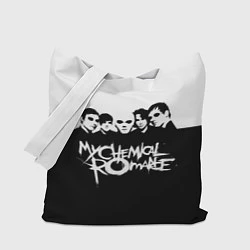 Сумка-шопер My Chemical Romance B&W, цвет: 3D-принт
