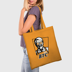 Сумка-шопер BTC vs KFC, цвет: 3D-принт — фото 2