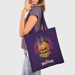 Сумка-шопер Happy Halloween, цвет: 3D-принт — фото 2