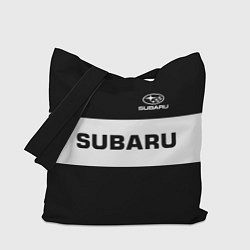 Сумка-шопер Subaru: Black Sport, цвет: 3D-принт