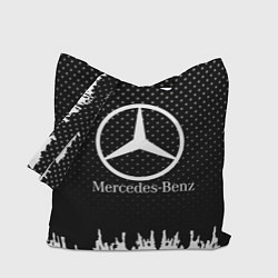 Сумка-шопер Mercedes-Benz: Black Side, цвет: 3D-принт