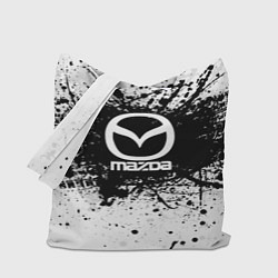 Сумка-шопер Mazda: Black Spray, цвет: 3D-принт