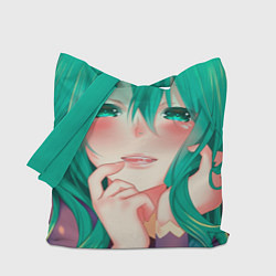 Сумка-шопер Miku Ahegao, цвет: 3D-принт