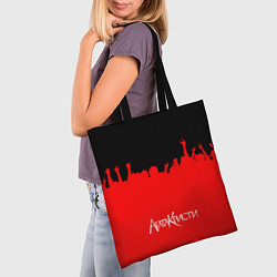 Сумка-шопер Агата Кристи: Ночной город, цвет: 3D-принт — фото 2