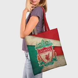 Сумка-шопер FC Liverpool: Old Style, цвет: 3D-принт — фото 2