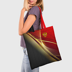 Сумка-шопер RUSSIA SPORT: Gold Collection, цвет: 3D-принт — фото 2