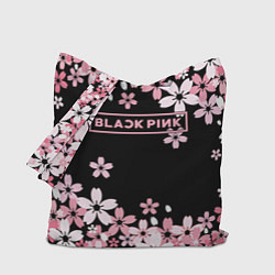 Сумка-шопер Black Pink: Pink Sakura, цвет: 3D-принт